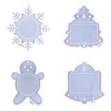 Snowflake Mirror Photo Frame Epoxy Glue Silicone Mold