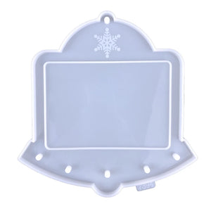 Snowflake Mirror Photo Frame Epoxy Glue Silicone Mold