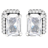 925 Sterling Silver Snowflake Spider Cluster Star Tiara Crown Earrings