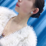 Freshwater Pearl Stud Earrings Women's Light Good Earrings