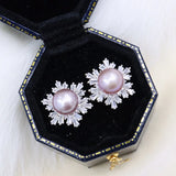 Freshwater Pearl Stud Earrings Women's Light Good Earrings