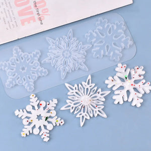 Snowflake Shape Silicone Mold for DIY Jewelry Making