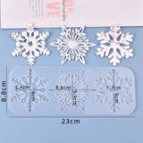 Snowflake Shape Silicone Mold for DIY Jewelry Making