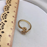 Adjustable Snowflower Ring Mountings for Jewelry Making