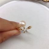 Adjustable Snowflower Ring Mountings for Jewelry Making