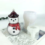 Snowman Silicone Mold for Resin DIY Crafts