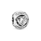 925 Sterling Silver Snowman & Santa Hat Charm for Bracelet DIY Jewelry