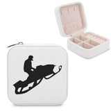 Snowmobile Silhouettes Jewelry Storage Box Mini