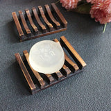 Bamboo Soap Dish Bathroom Accessory Prevent Mildew Drain Box