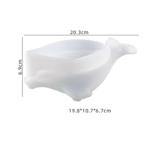 Dolphin Shape Silicone Soap Holder Casting Tool for Bathroom Decoration