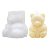 Silicone Soap Mold Little Bear Candle Resin Crafts