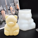 Silicone Soap Mold Little Bear Candle Resin Crafts