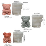 Bear Shaped Silicone Soap Molds Candle Mould