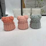 Bear Shaped Silicone Soap Molds Candle Mould