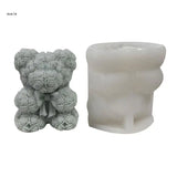 Bear Shaped Silicone Soap Molds Candle Mould