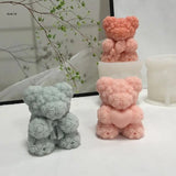 Bear Shaped Silicone Soap Molds Candle Mould