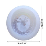 Christmas Deer Wreath Soap Candle Mould Silicone DIY Gift