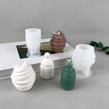 Soap Candle Moulds Silicone Crafts Feeding Bottle Ice Cream Shape