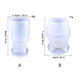 Soap Candle Moulds Silicone Crafts Feeding Bottle Ice Cream Shape