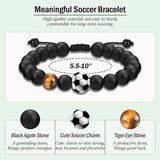 Sports Charm Bracelet for Teen Boys - Team Son Grandson Brother Nephew Friend