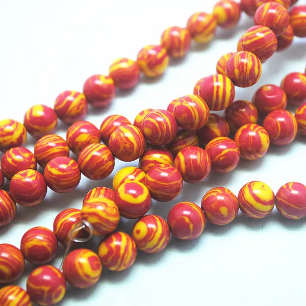 Socharming 96pcs Spacer Beads 8mm Round Ball DIY Jewelry Findings
