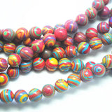 Socharming 96pcs Spacer Beads 8mm Round Ball DIY Jewelry Findings