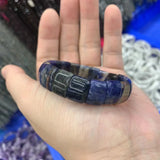Sodalite Stone Beads Bracelet Gemstone Jewelry Bangle Gift