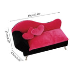 Flannel Sofa Jewelry Box Organizer for Earrings Necklaces Rings