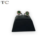 Soft PU Leather Earring Display Stand Organizer Holder Jewelry Earring Display