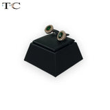 Soft PU Leather Earring Display Stand Organizer Holder Jewelry Earring Display