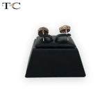 Soft PU Leather Earring Display Stand Organizer Holder Jewelry Earring Display