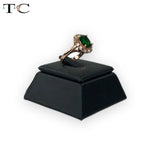 PU Leather Ring Display Stand Holder Jewelry Rack 5x5x3cm