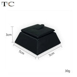 PU Leather Ring Display Stand Holder Jewelry Rack 5x5x3cm