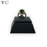 PU Leather Ring Display Stand Holder Jewelry Rack 5x5x3cm