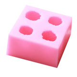 3D Strawberry Silicone Stencil Craft DIY Soft Casting Die Simulation Template