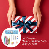 Soft Handle Crochet Hooks Kit Yarn Knitting Needles Set