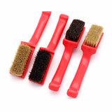 Soft/Hard Bristle Brush with Plastic Handle for Jewelry Cleaning