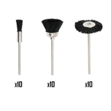 Nylon Bristle Brushes Wire Brush Set for Rotary Drill Tools
