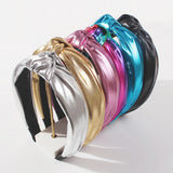 Shining Glitter Hair Hoop Headwear Middle Knotted Headbands