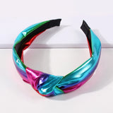 Shining Glitter Hair Hoop Headwear Middle Knotted Headbands