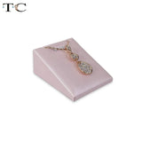 PU Leather Necklace Display Stand Pendant Orgnaizer Holder Earring Display Stand