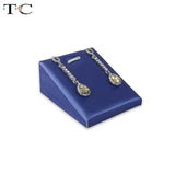 PU Leather Necklace Display Stand Pendant Orgnaizer Holder Earring Display Stand