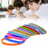 Silicone Math Bracelet Set Multiplication Tables Kids Preschool Teaching Toy