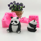 Silicone 3D Mold for Cake Decorating Panda Mould