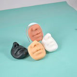 Silicone Mouth & Nose Model for Piercing Display