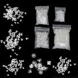Soft Silicone Earring Back Stop Double Headed Jewellery Earrings DIY