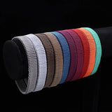 Elastic Spring Wrist Band Stretch Mesh Bracelets Colorful Bangles