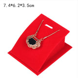 Velvet Jewelry Necklace Pendant Display Stand