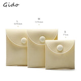Soft Velvet Jewelry Bag Plush Cloth Earrings Ring Storage Pouch