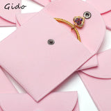 Soft Velvet Jewelry Bag Plush Cloth Earrings Ring Storage Pouch